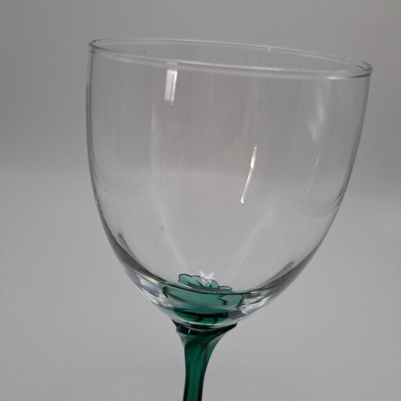 Libbey Domaine Green Juniper Stemmed Water Glass - Picture 7 of 11
